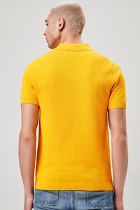 ORANGE Split-Neck Polo Shirt, image 3