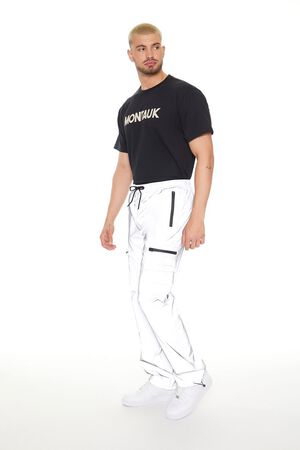  Mens Fleece Cargo Joggers Sweatpants Baggy Pants Stretch  Elastic Waist Drawstring Sweats Pant with Pockets Black : Clothing, Shoes &  Jewelry