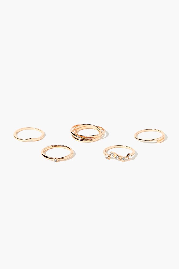 Buy FOREVER 21 Women Set Of 4 Zinc Finger Rings - Ring for Women 23590660 |  Myntra