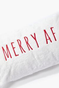 Embroidered Merry AF Plush Pillow, image 3