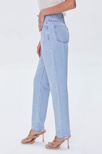 LIGHT DENIM High-Rise Mom Long Jeans, image 3