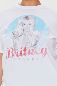 CREAM/MULTI Plus Size Britney Spears Graphic Tee, image 5