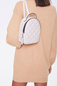 CREAM Quilted Faux Leather Backpack, image 2