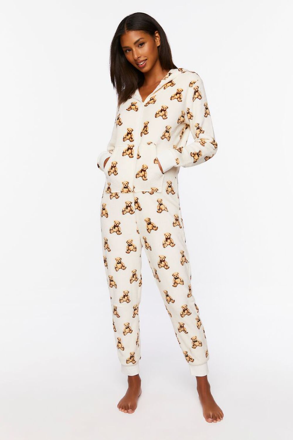 Teddy Bear Pajama Jumpsuit