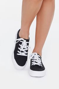 Lace-Up Canvas Sneakers, image 4