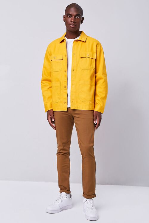 GOLD Twill Buttoned Jacket, image 4