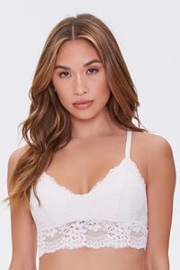 IVORY Lace Sweetheart Bralette, image 1