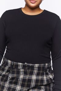 Plus Size Ribbed Long-Sleeve Top, image 5