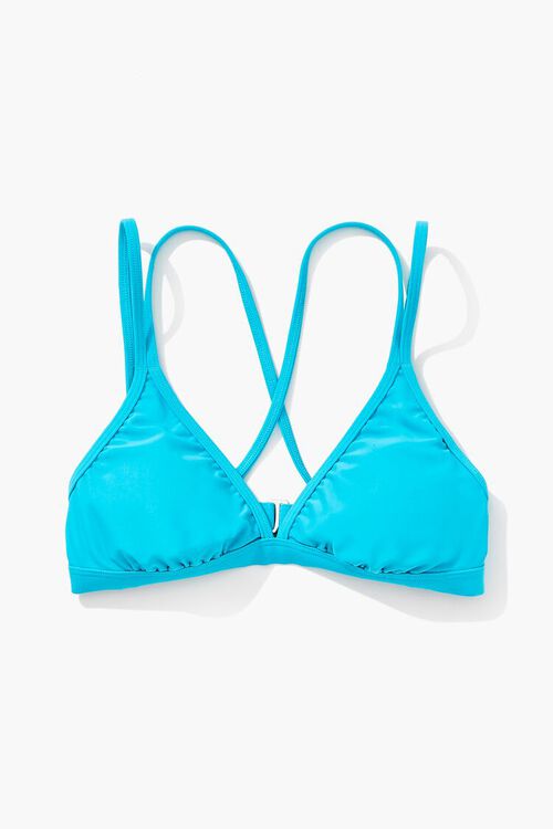 BLUE JEWEL Crisscross Bikini Top, image 4