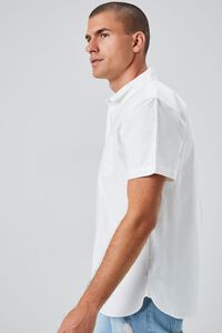 WHITE Pocket Button-Front Shirt, image 2