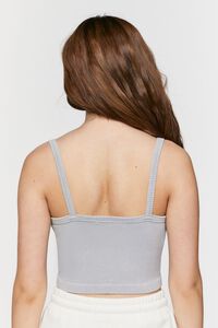 GREY VIOLET Seamless Mineral Wash Cropped Cami, image 3