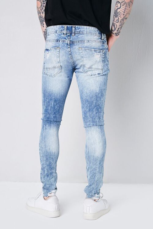 LIGHT DENIM XRay Distressed Stonewash Jeans, image 4