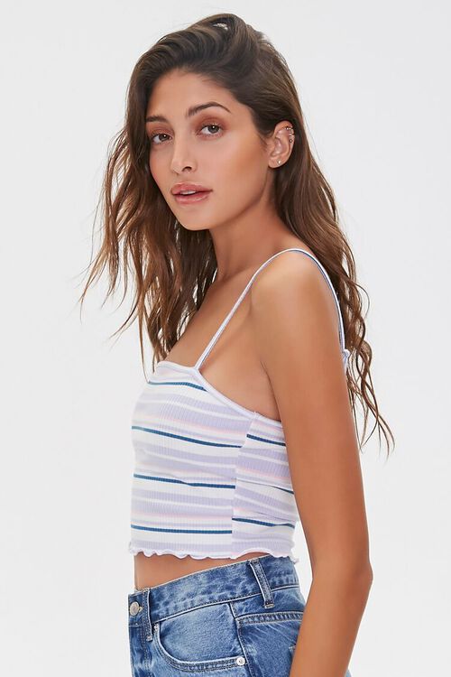 Basic Striped Cropped Cami