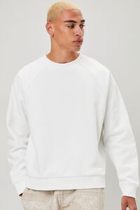 CREAM Fleece Raglan-Sleeve Sweatshirt, image 2