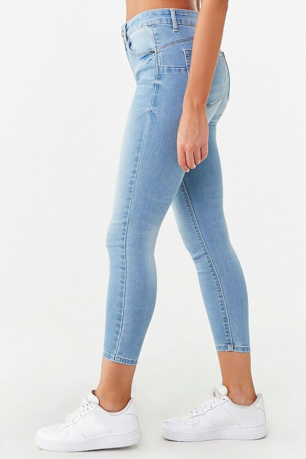 Push-Up High-Waisted Skinny Jeans