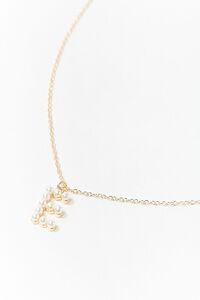 GOLD/E Initial Pendant Necklace, image 2