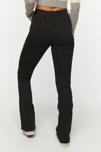 BLACK Super Stretch Straight-Leg Jeans, image 4