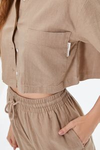Kendall + Kylie Cropped Shirt, image 6