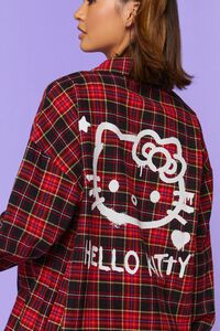 RED/MULTI Hello Kitty & Friends Flannel Shirt, image 5