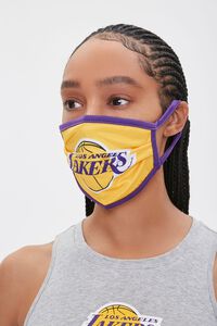 YELLOW/MULTI Lakers Graphic Face Mask, image 2