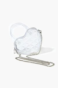 CLEAR Transparent Heart Mini Crossbody Bag, image 7