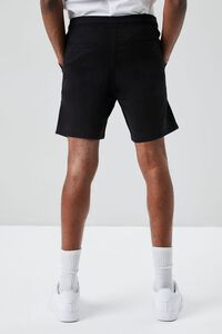 BLACK Cotton-Blend Drawstring Shorts, image 4