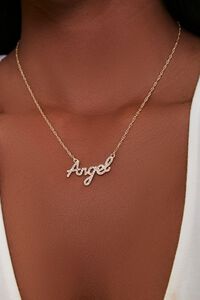 GOLD Angel Chain Necklace, image 1