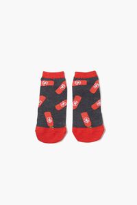 RED/MULTI Hot Sauce Ankle Socks, image 2