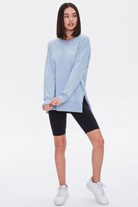 BLUE Embroidered Love Pullover, image 4