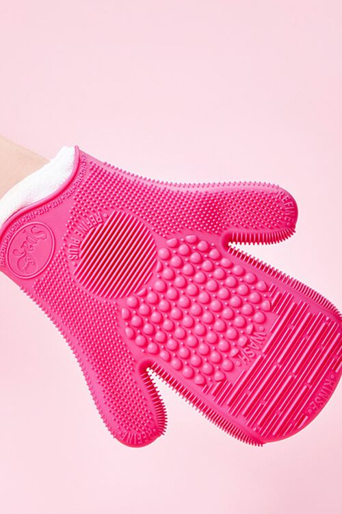 PINK/MULTI 2x Sigma Spa Brush Cleaning Glove, image 3