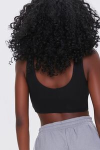 BLACK Active Cropped Tank Top, image 3