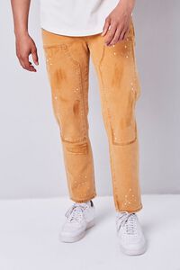 COPPER Distressed Paint Splatter Pants, image 2