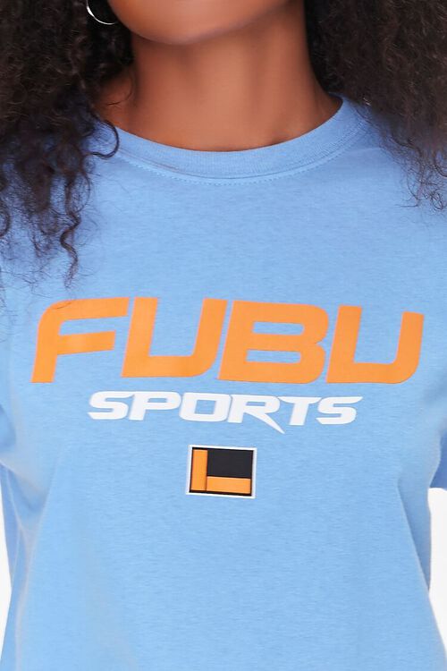 BLUE/MULTI FUBU Sports Graphic Tee, image 6