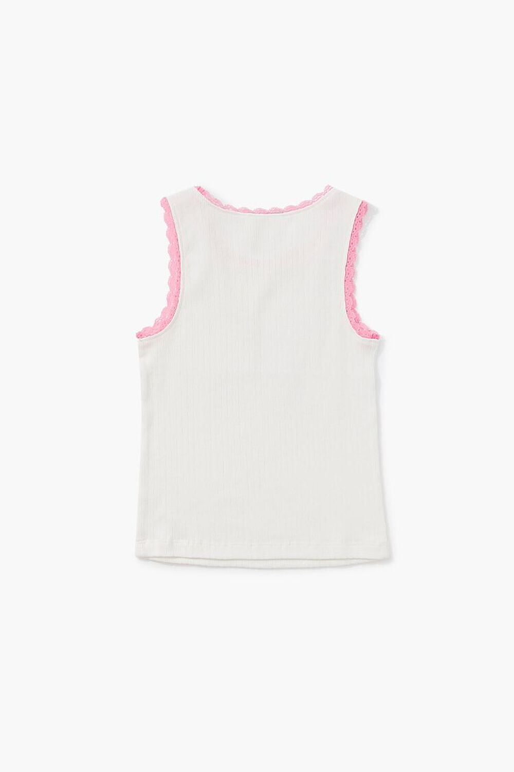CREAM/MULTI Girls Butterfly Graphic Tank Top (Kids), image 2