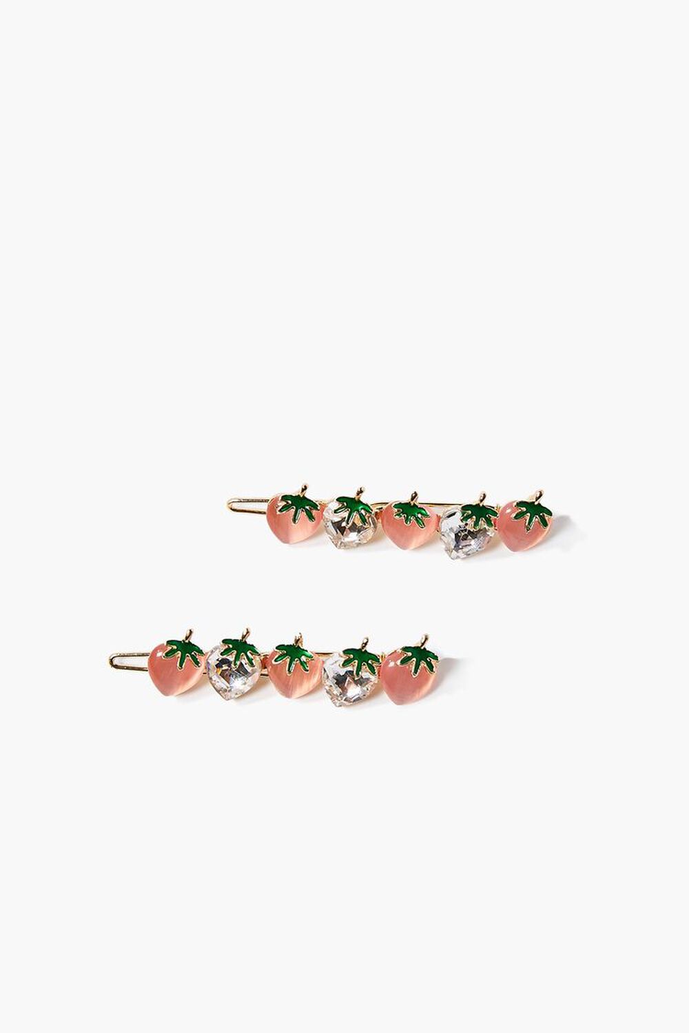 PINK/MULTI Strawberry Hair Clip Set, image 1