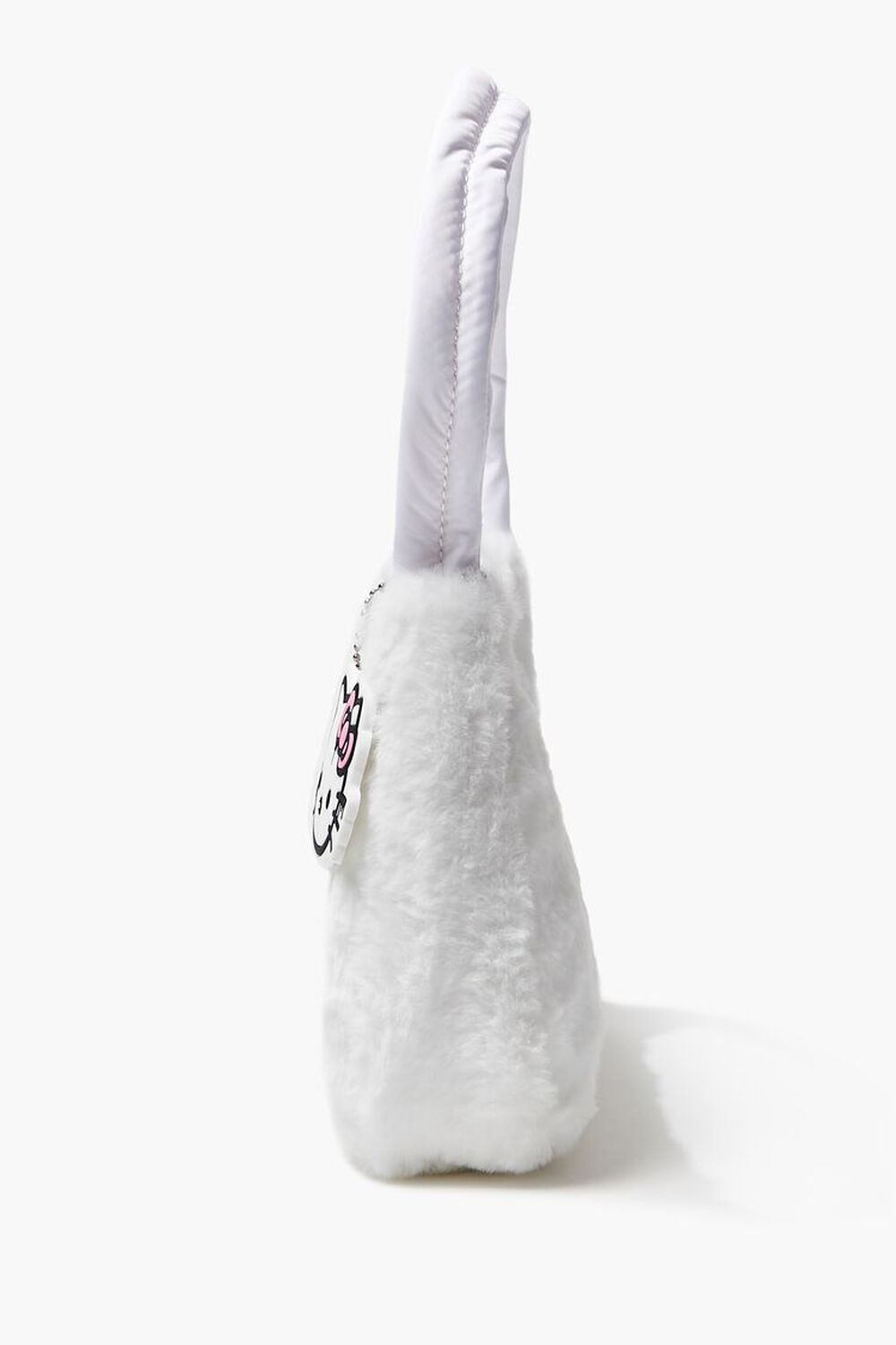 WHITE Faux Fur Hello Kitty Shoulder Bag, image 2