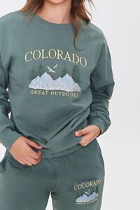 GREEN/MULTI Embroidered Colorado Pullover, image 5