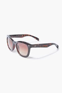 BLACK/MULTI Tortoiseshell Square Sunglasses, image 2