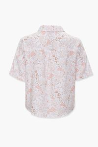 IVORY/MULTI Floral Print Pocket Shirt, image 2