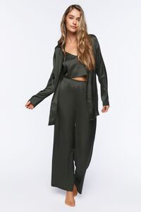 Satin Button-Up Robe, image 4