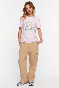 PINK/MULTI Organically Grown Cotton Graphic Tee, image 4