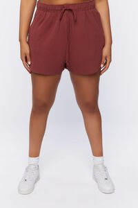 CURRANT Plus Size Pull-On Drawstring Shorts, image 2