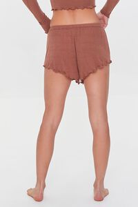 ROOT BEER Lettuce-Edge Lounge Shorts, image 4