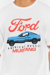 WHITE/MULTI Ford Mustang Graphic Tee, image 5