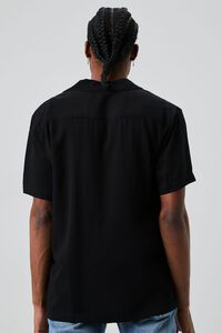 BLACK Drop-Sleeve Buttoned Shirt, image 3
