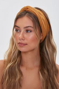 Knotted Pointelle Headwrap, image 2