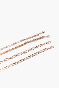 Rhinestone Chain Bracelet Set, image 2