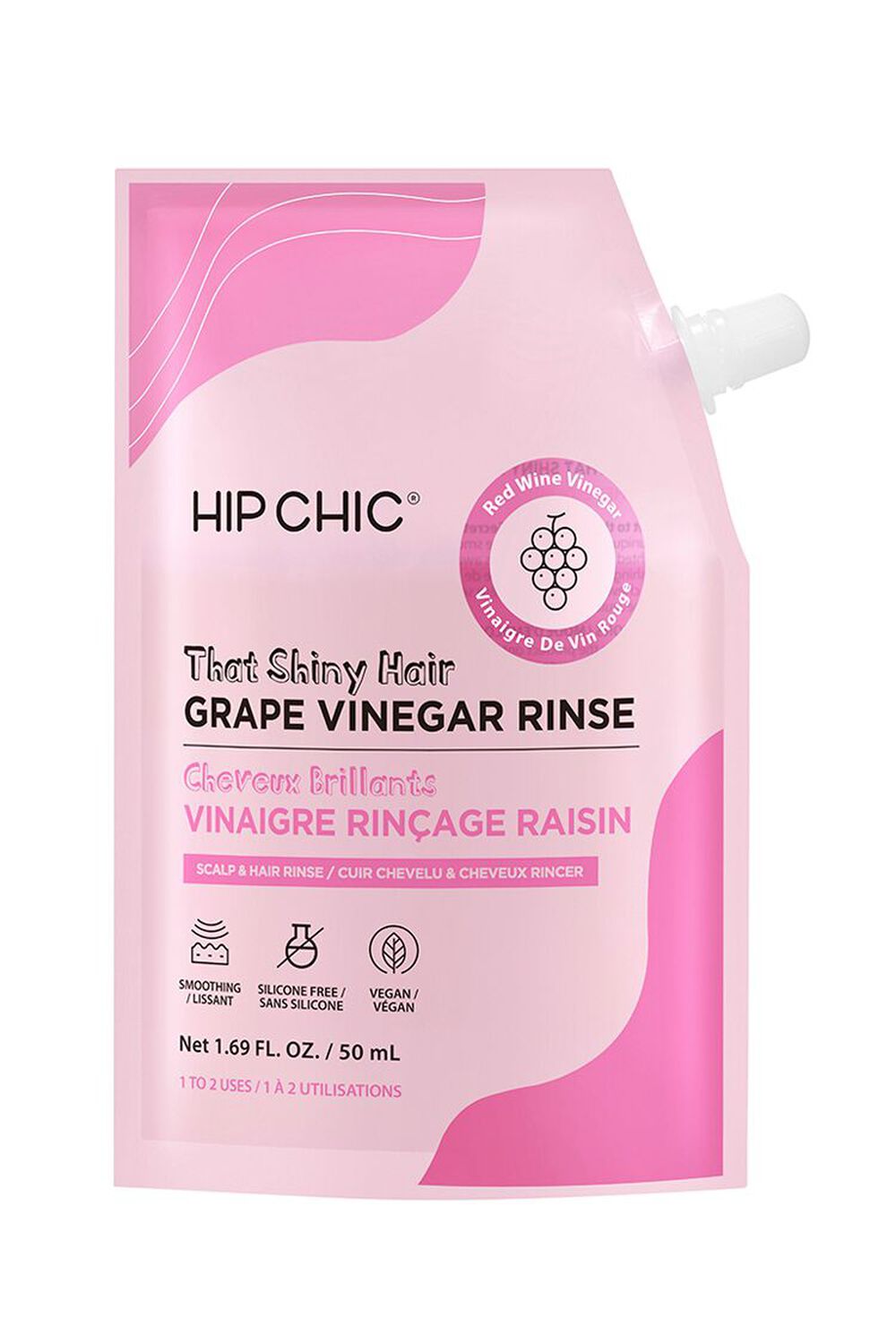 Hip Chic That Shiny Hair Grape Vinegar Rinse, image 1