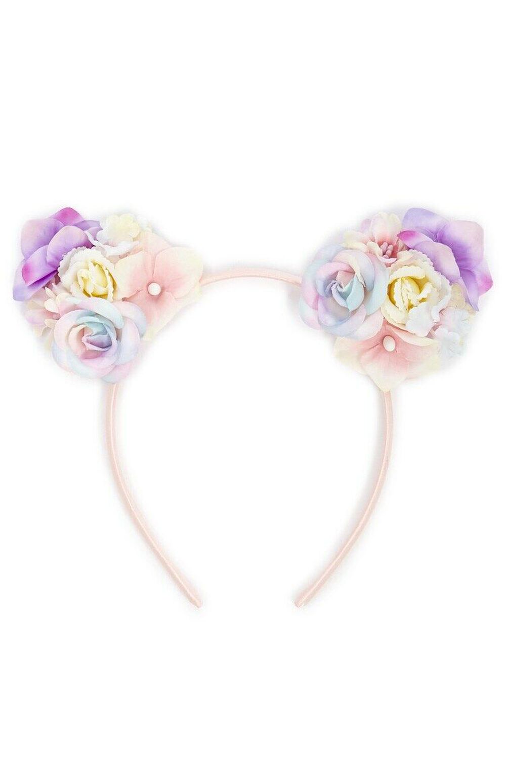 Floral Cat Ear Headband, image 1