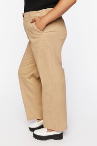 PINE BARK Plus Size Cotton-Blend Pants, image 3